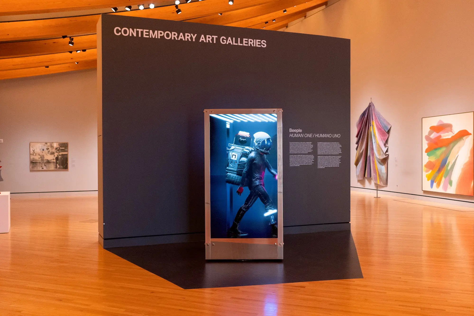 Beeple Human One at Crystal Bridges