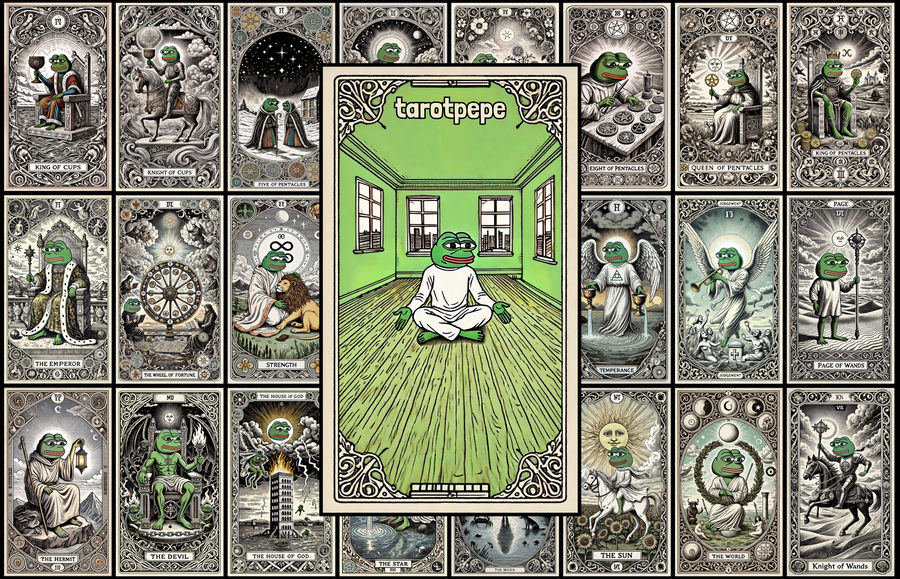 tarotpepe tarot card designs